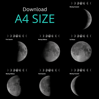 NSO Moon poster A4
