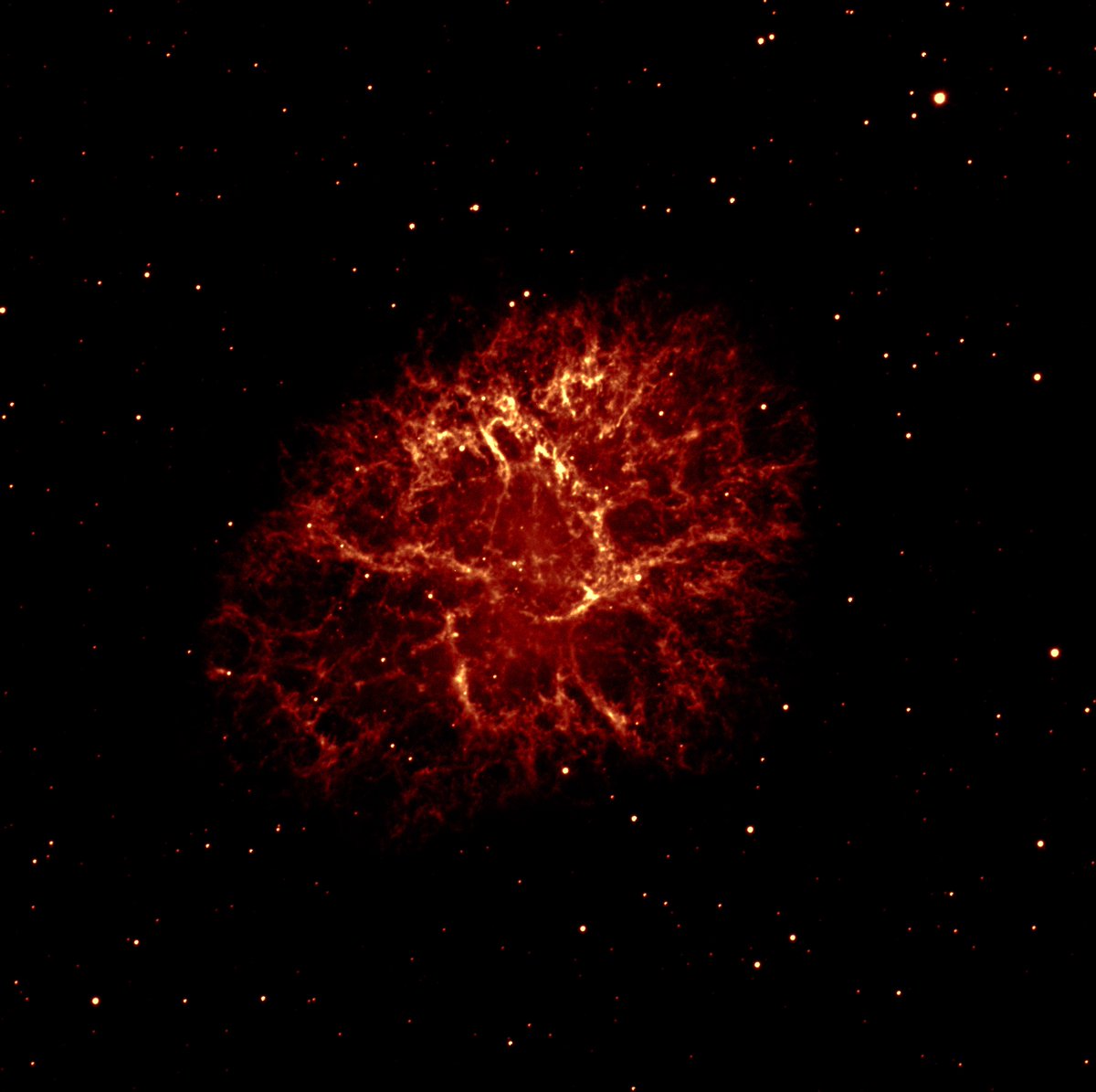 H-alpha image of the Crab Nebula