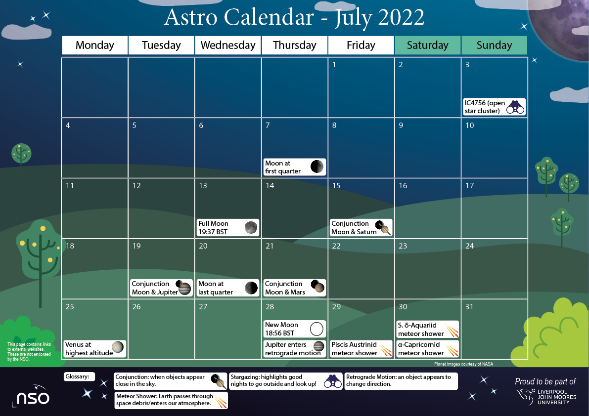 NSO AstroCal July