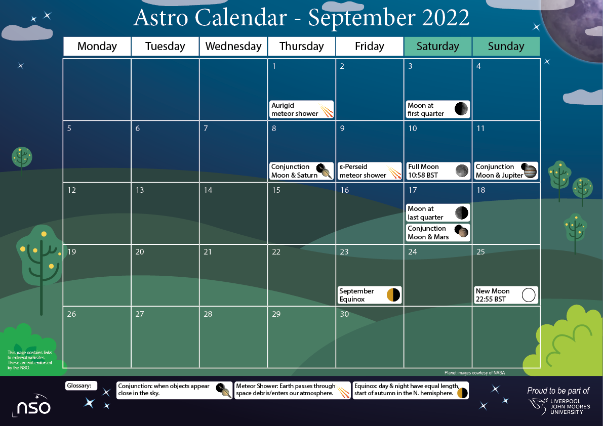 NSO AstroCal September