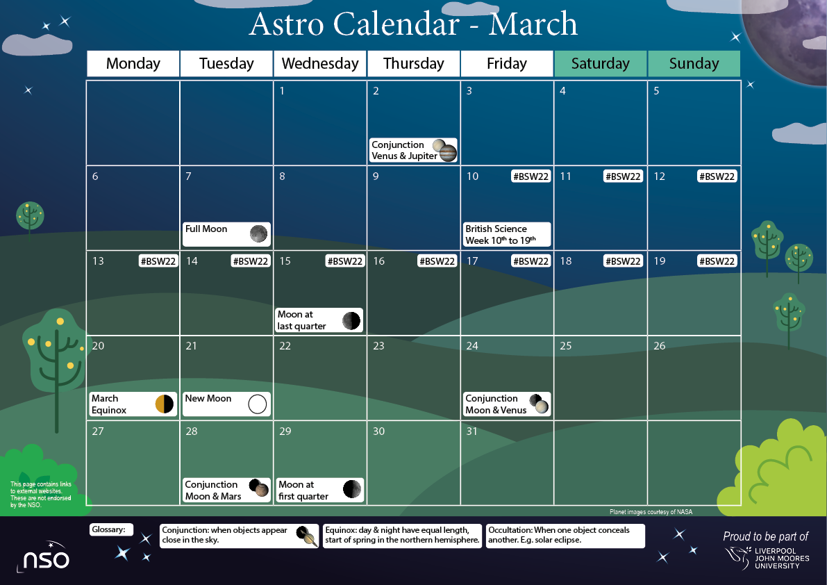NSO AstroCal December