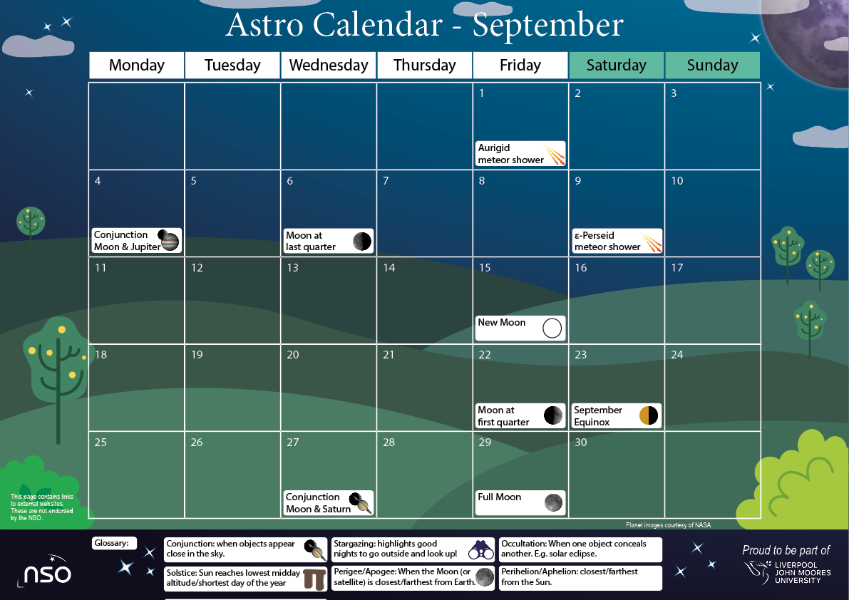 NSO AstroCal September