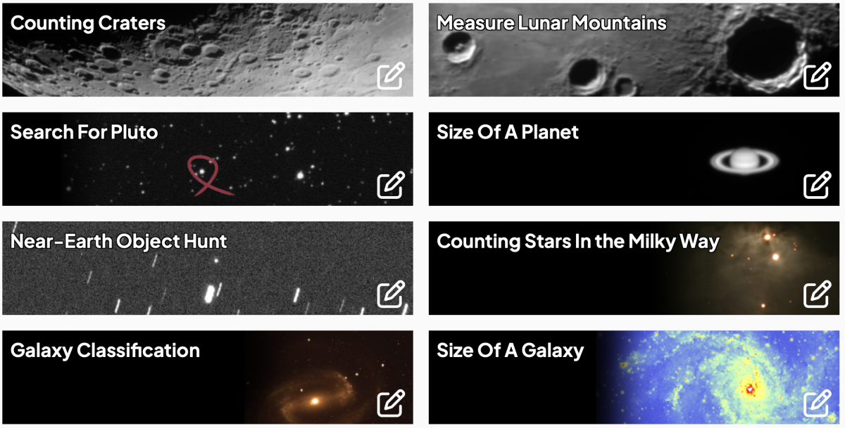 Collage of images of different investigations 