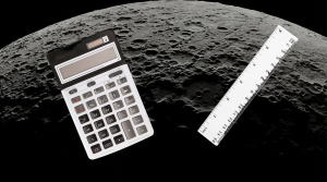 Use high resolution images of the Moon and a bit of maths to investigate the height of lunar mountains.
